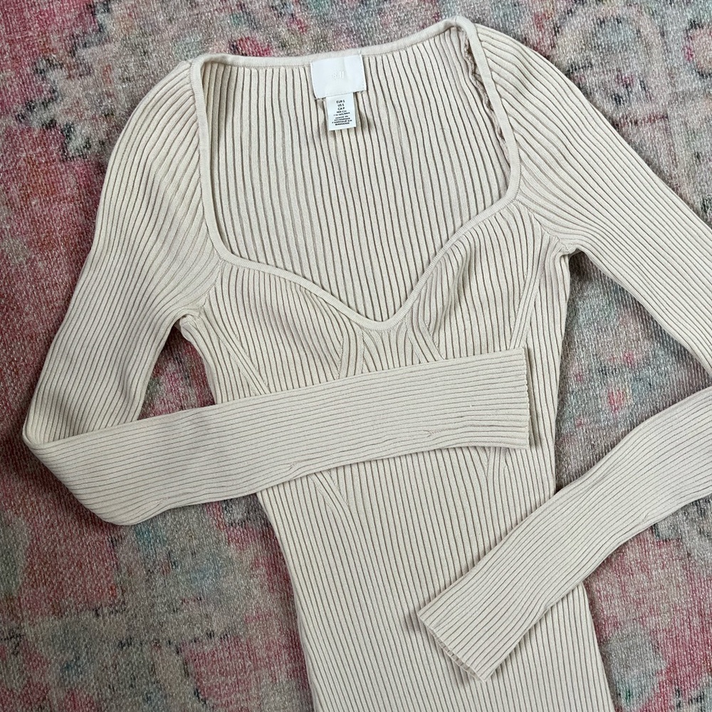 H&M Ribbed Midi Dress - Picture 4 of 9